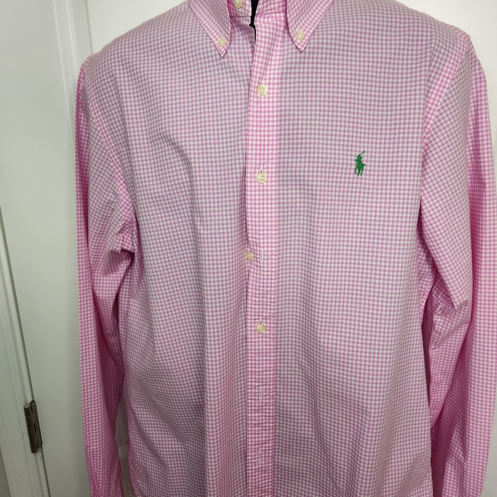 Polo Ralph Lauren Classic Fit Button-Up Shirt Sz L - Picture 2 of 9